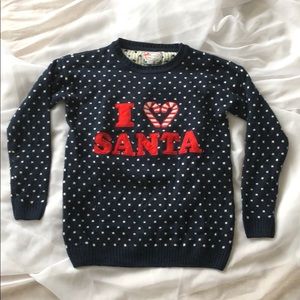 I ❤️ Santa Christmas sweater